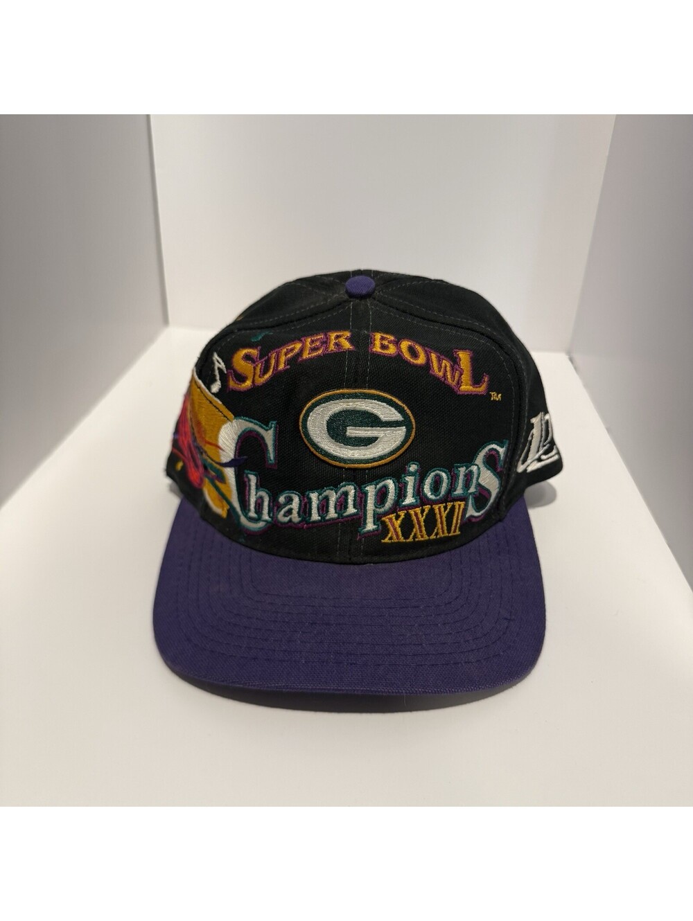 Vintage 90s Green Bay Packers Snapback One Size Logo Athletic Men’s